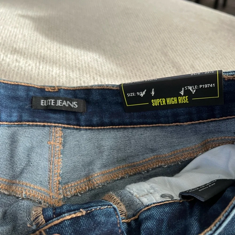 Elite Women’s Jeans Size 9/10 - Picture 5 of 8